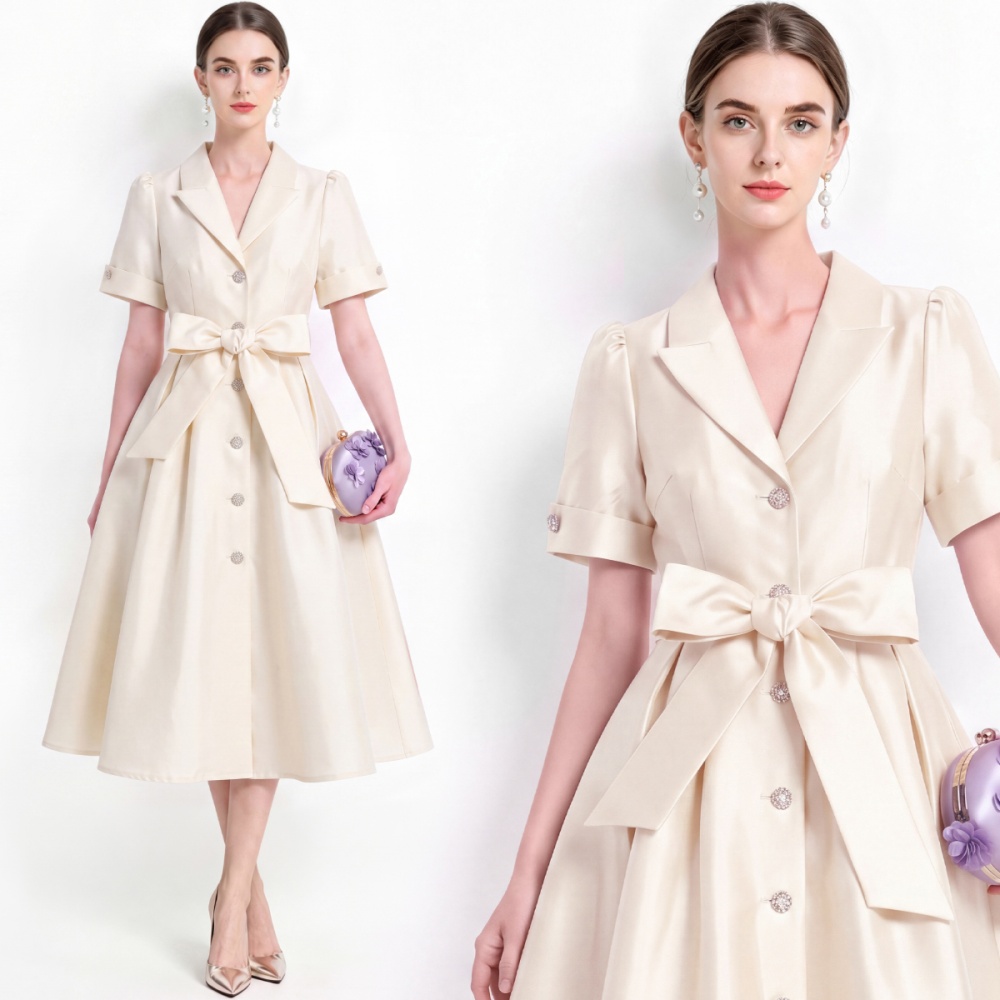 Single-breasted business suit formal dress