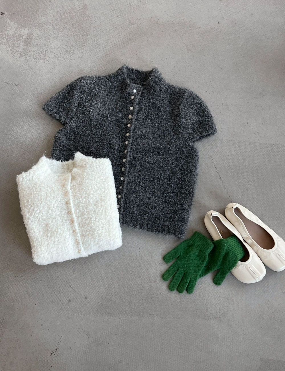 Autumn wool sweater slim short sleeve waistcoat