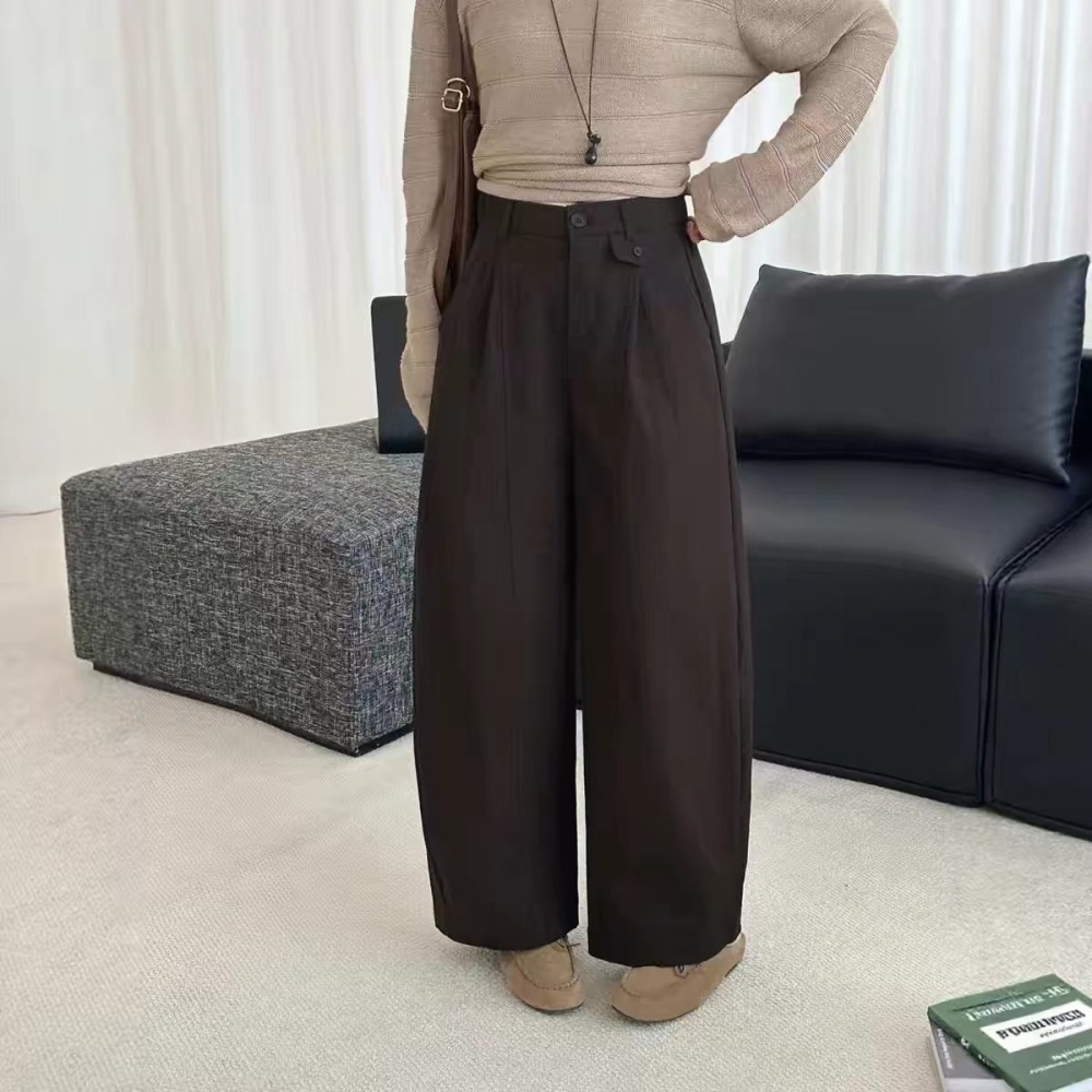 Lazy loose Korean style all-match nine pants for women
