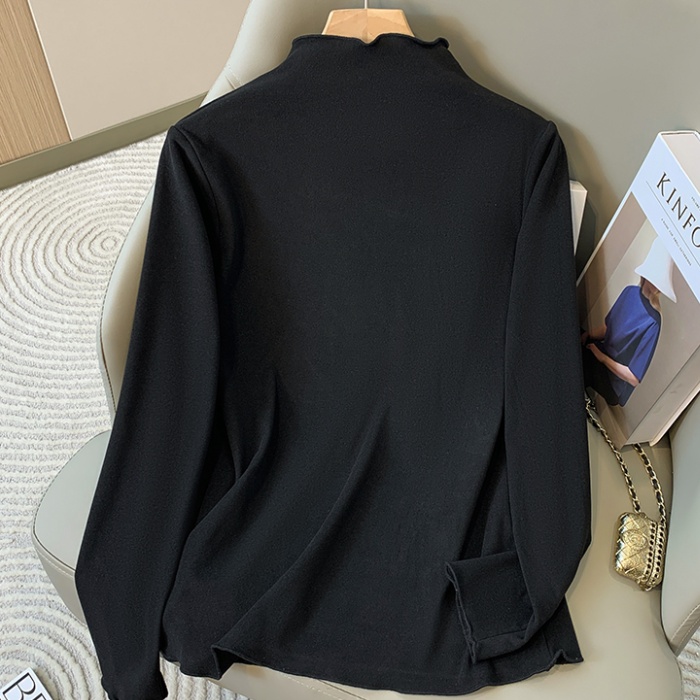 Autumn and winter tops long sleeve bottoming shirt for women