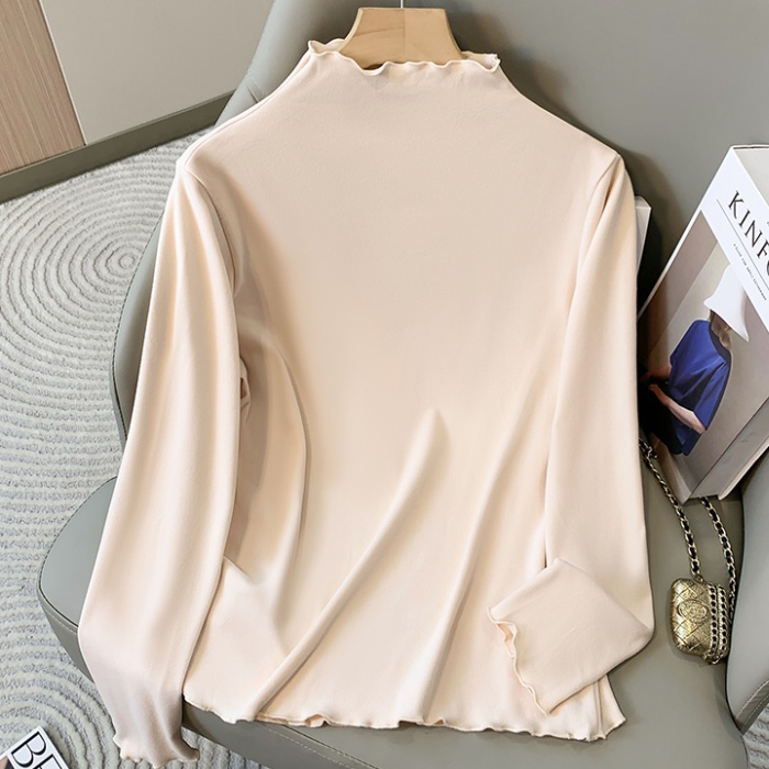 Autumn and winter tops long sleeve bottoming shirt for women