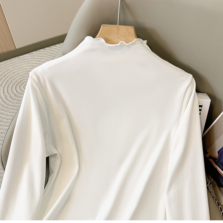 Autumn and winter tops long sleeve bottoming shirt for women
