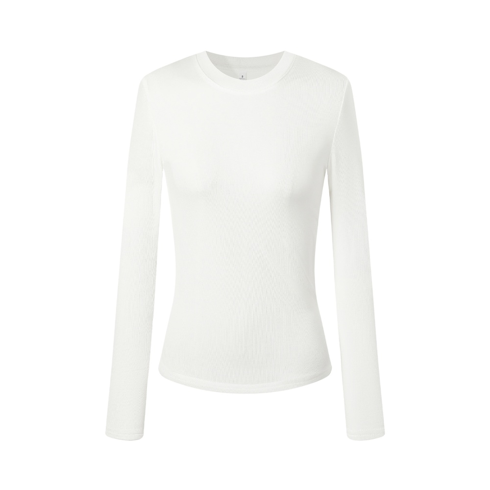 Korean style slim tops pure T-shirt for women