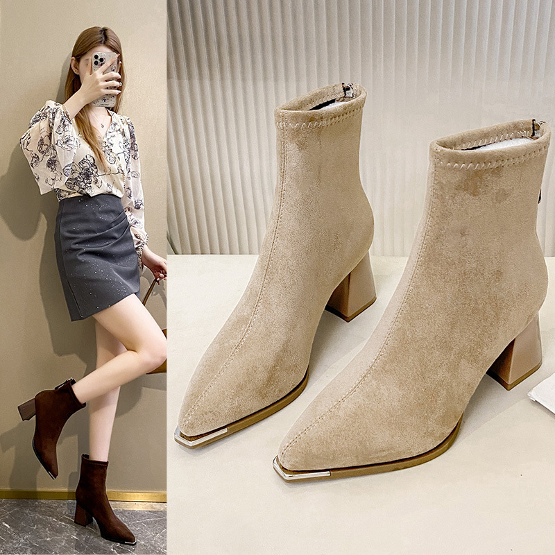 Low cylinder fashion martin boots cozy temperament boots