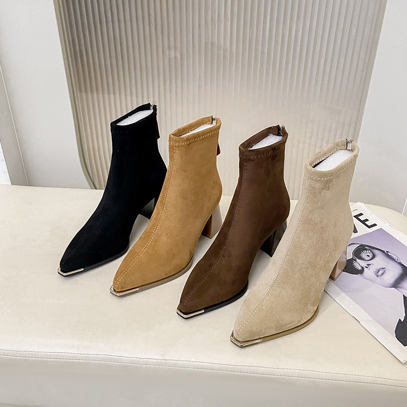 Low cylinder fashion martin boots cozy temperament boots