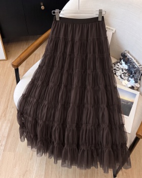 Fold tender autumn loose drape skirt