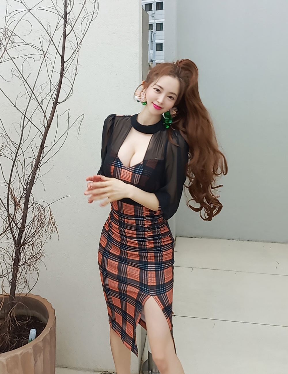 Sexy autumn and winter dress Korean style T-back for women
