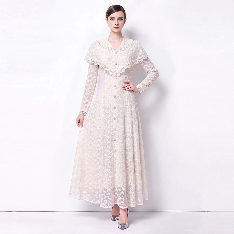 Commuting dress elegant long dress for women
