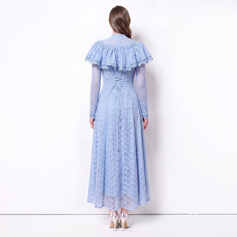 France style dress commuting long dress for women