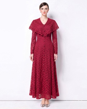 A-line long dress light luxury dress for women