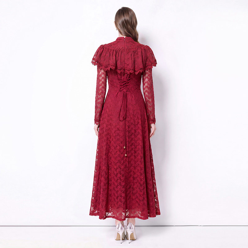A-line long dress light luxury dress for women