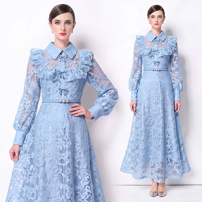 France style long dress temperament dress for women