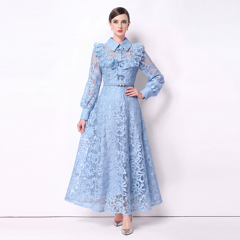 France style long dress temperament dress for women