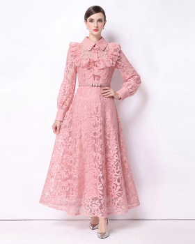 Elegant dress France style long dress for women