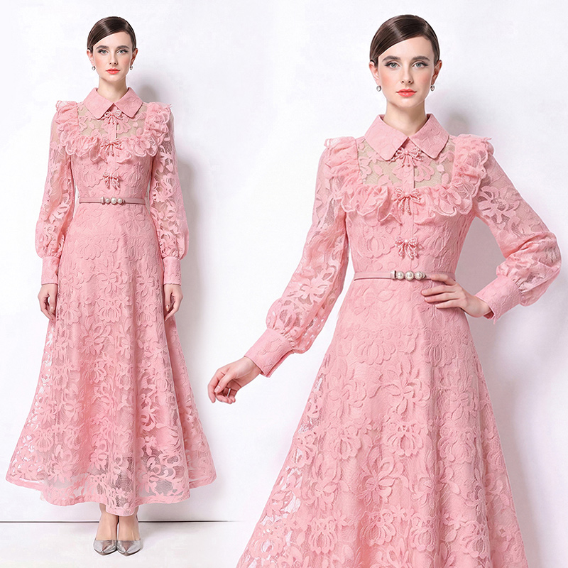Elegant dress France style long dress for women