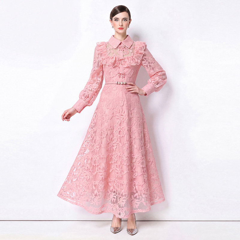 Elegant dress France style long dress for women
