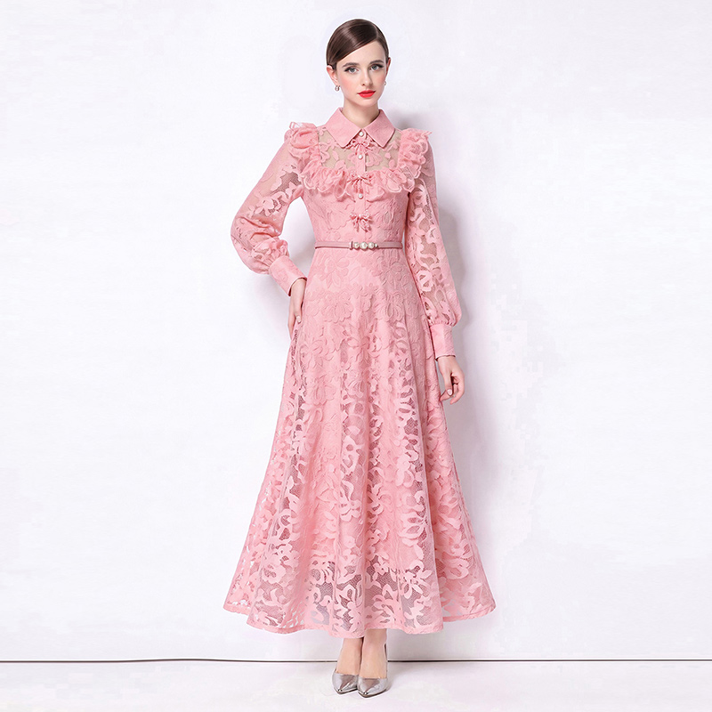 Elegant dress France style long dress for women