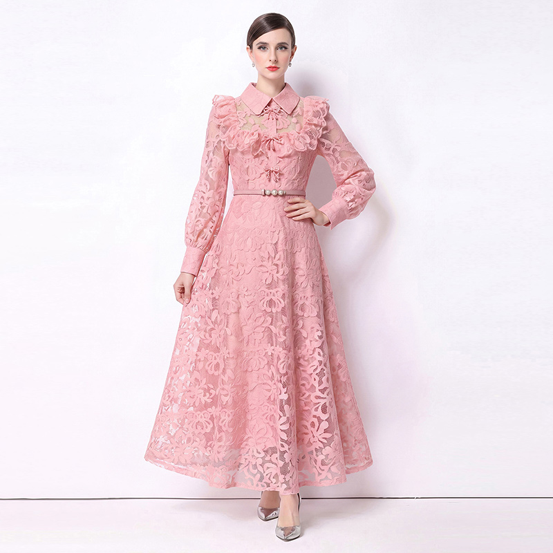 Elegant dress France style long dress for women