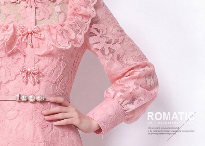 Elegant dress France style long dress for women