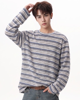 Large yard round neck T-shirt spring and autumn tops for men