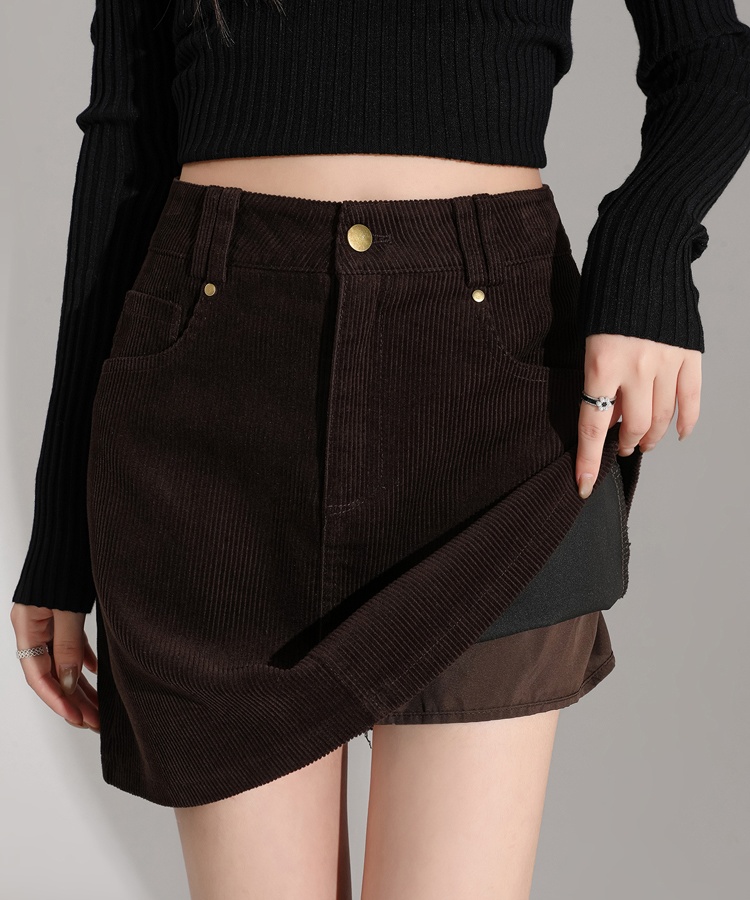 Autumn and winter short skirt A-line skirt for women