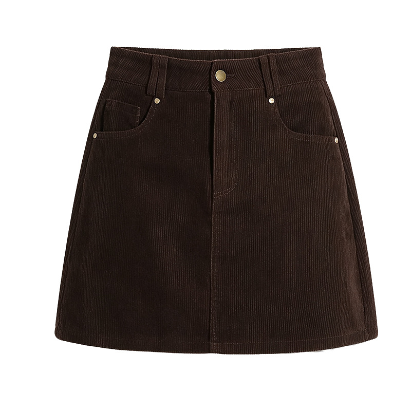 Autumn and winter short skirt A-line skirt for women