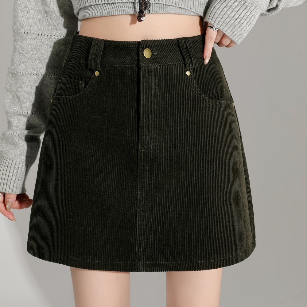 Autumn and winter short skirt A-line skirt for women