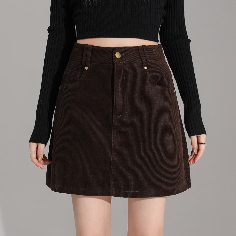 Autumn and winter short skirt A-line skirt for women