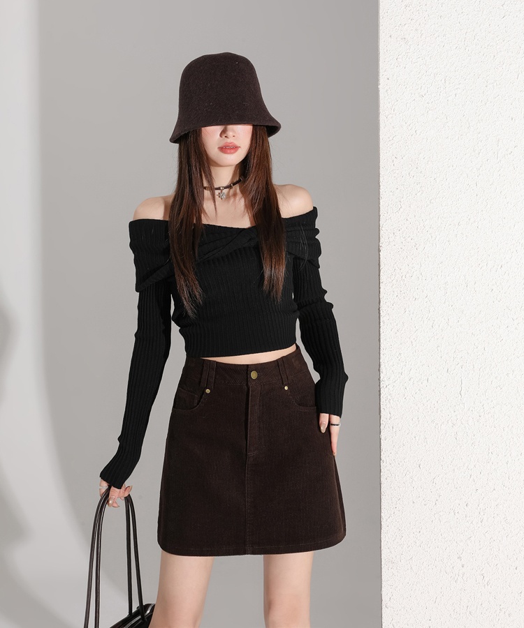 Autumn and winter short skirt A-line skirt for women