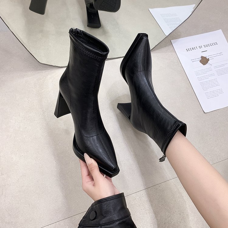 France style fashion winter martin boots thick lady platform