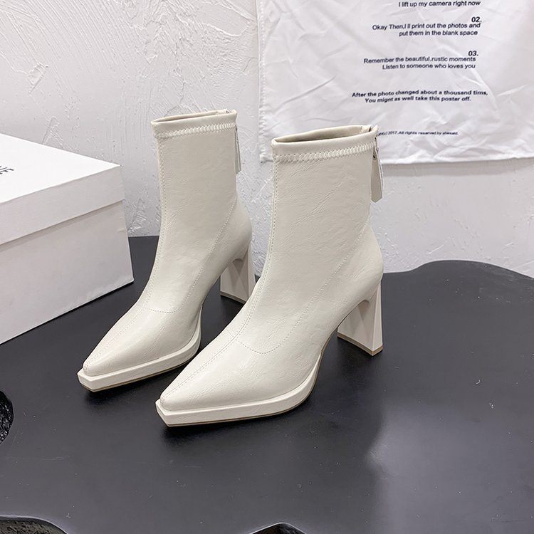 France style fashion winter martin boots thick lady platform