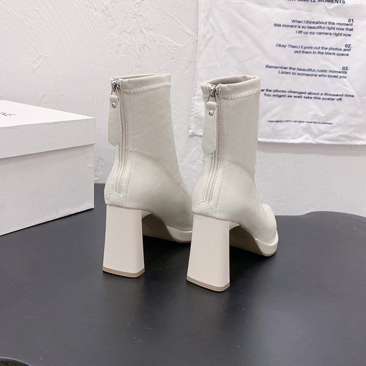 France style fashion winter martin boots thick lady platform