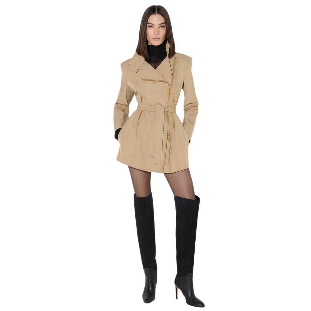 Long European style coat fashion windbreaker