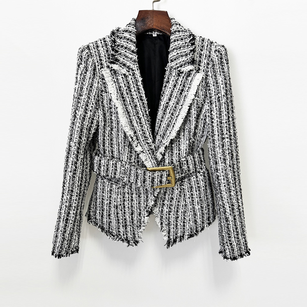 Slim European style coat autumn and winter jacket