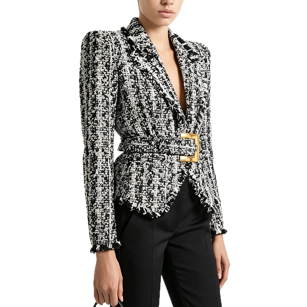 Slim European style coat autumn and winter jacket