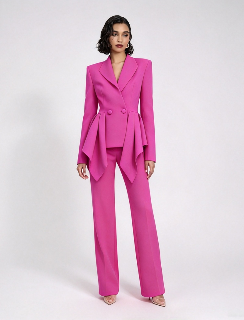 Autumn business suit long pants 2pcs set for women