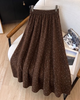 France style pastoral style) floral skirt for women