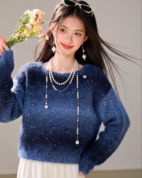 Loose long sleeve lazy autumn and winter sweater for women