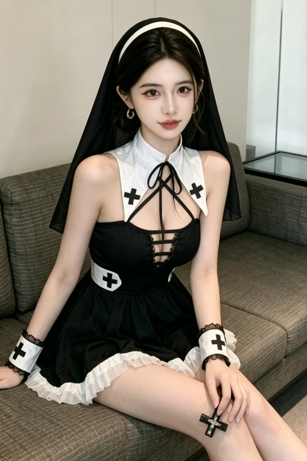 Sexy fashion sling short dress for women