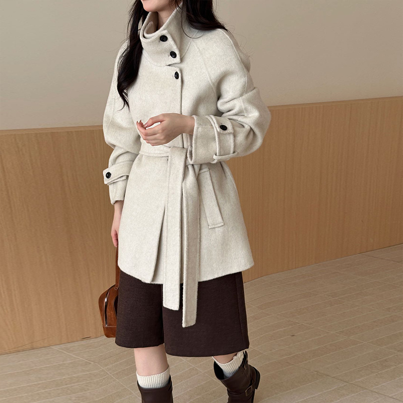 Short Korean style overcoat small fellow woolen coat