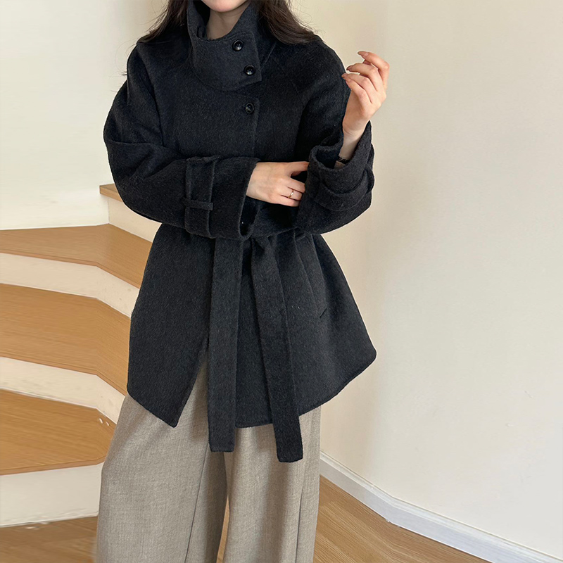 Short Korean style overcoat small fellow woolen coat