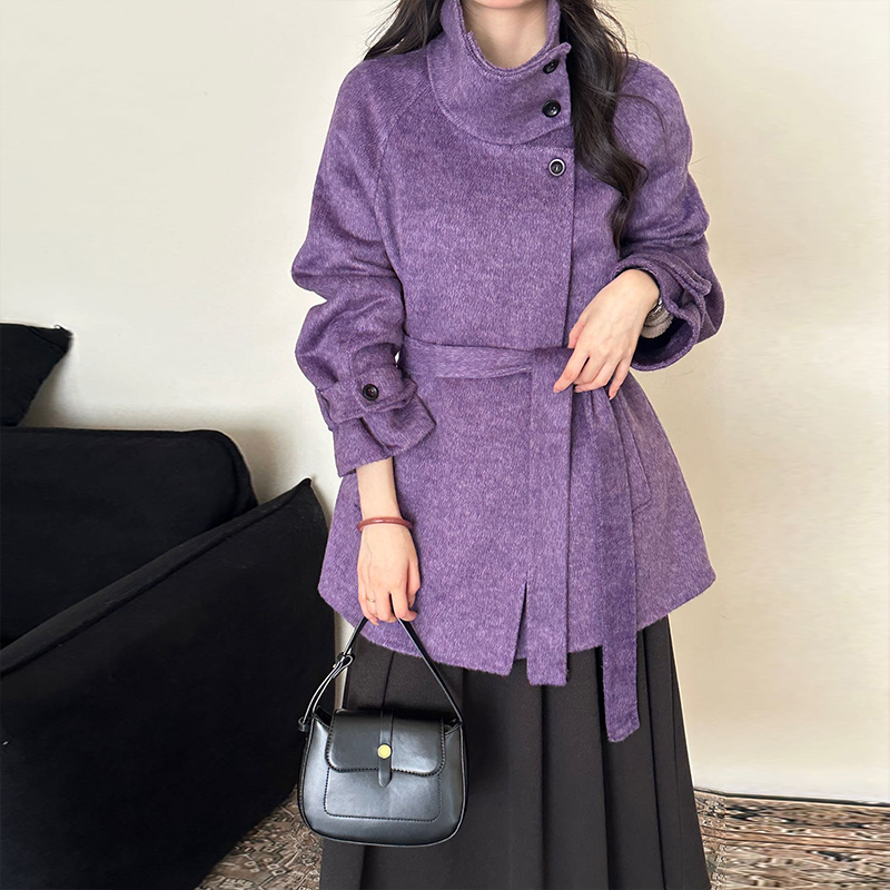 Short Korean style overcoat small fellow woolen coat