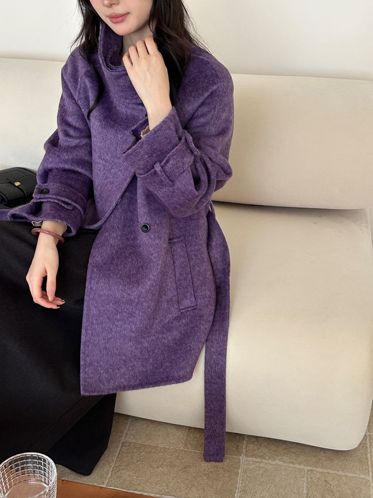 Short Korean style overcoat small fellow woolen coat