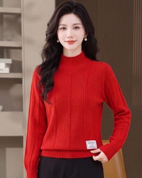 Autumn and winter tops bottoming sweater for women