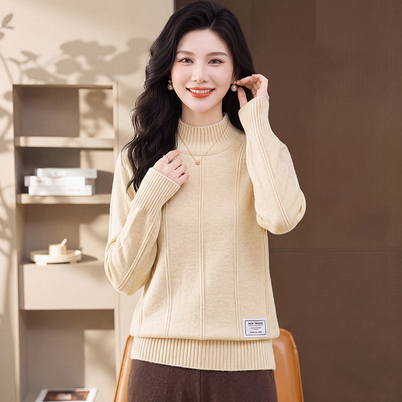Autumn and winter tops bottoming sweater for women