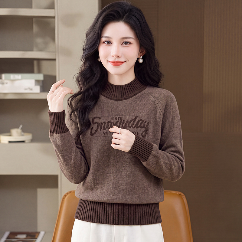 Autumn and winter bottoming shirt sweater for women