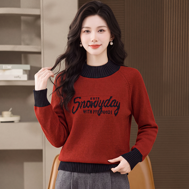 Autumn and winter bottoming shirt sweater for women