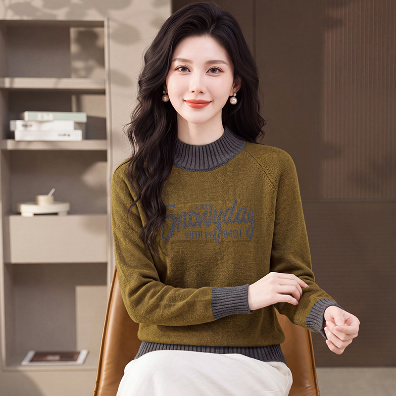Autumn and winter bottoming shirt sweater for women