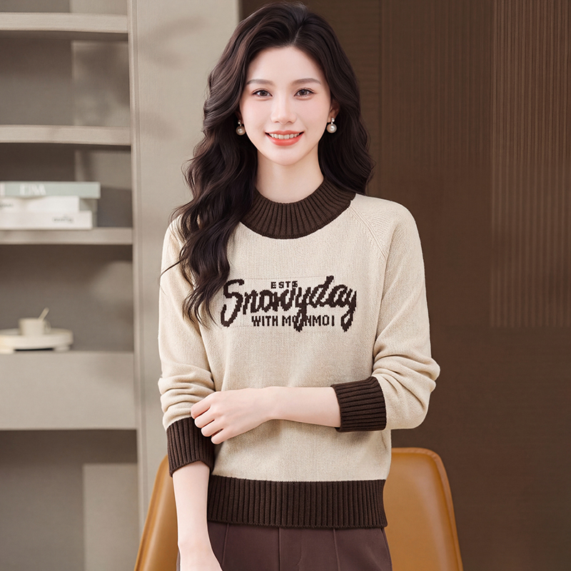 Autumn and winter bottoming shirt sweater for women