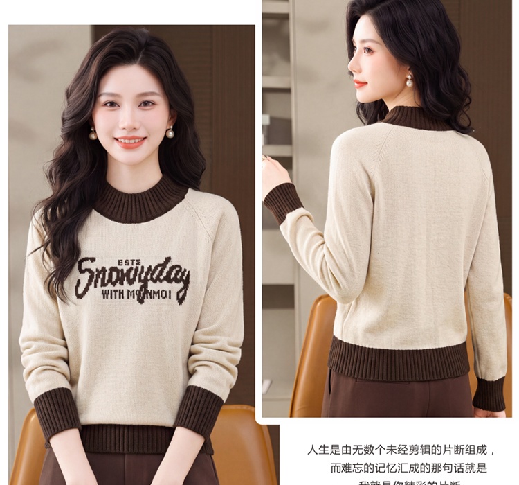 Autumn and winter bottoming shirt sweater for women
